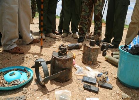 Somalia hands over weapons stolen by Al Shabaab to Kenya