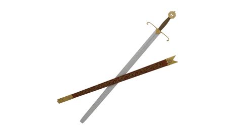 3D model Curtana Sword VR / AR / low-poly | CGTrader