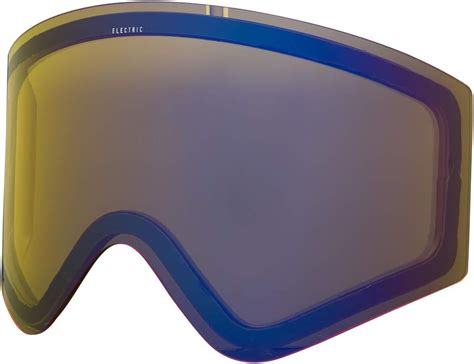 Amazon.com : Electric EGX Lens Ski Goggles, Yellow/Blue Chrome, EL16181314 : Sports & Outdoors