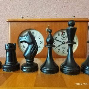 Antique Soviet Chess Set , Russian Vintage Chess Set, Chess Set USSR, Rare Chess, Gift Rare ...