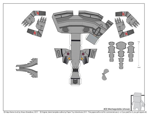 Printable Papercraft Godzilla - Printable Papercrafts - Printable Papercrafts