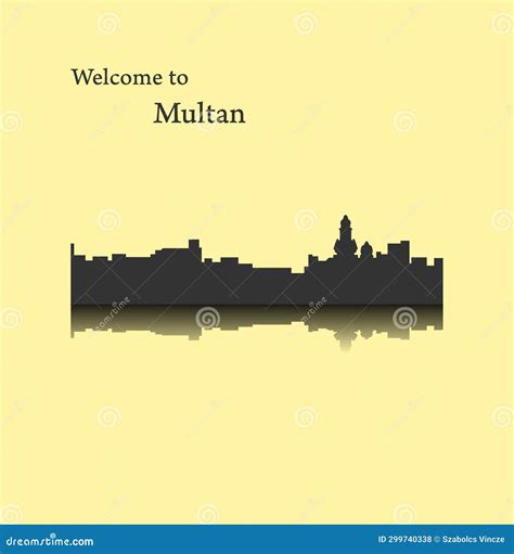 Multan Pakistan City Map In Retro Style. Outline Map. Vector Illustration | CartoonDealer.com ...