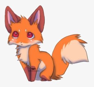 Baby Fox Png - Cute Baby Fox Anime, Transparent Png , Transparent Png Image - PNGitem