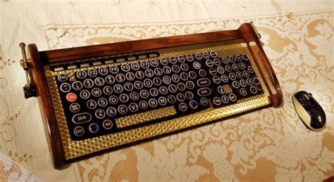 Keyboard Mouse Combo - Antique Looking Victorian Styling - Steampunk ...