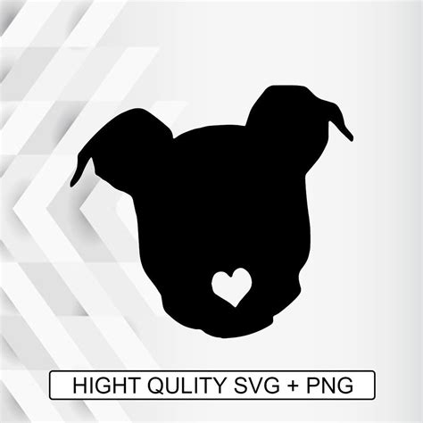 Pitbull Svg Pitbull Silhouette Dog Svg Pitbull Clipart Etsy | Images and Photos finder