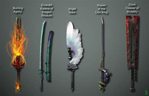 Fantasy Sword Types