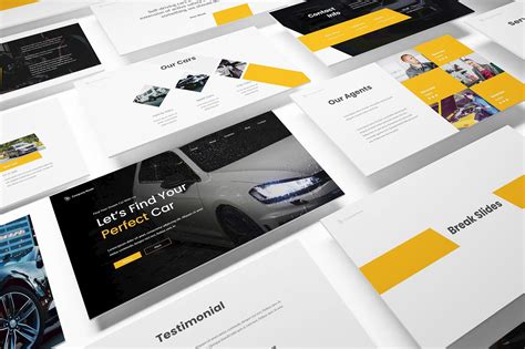 Car Dealership Powerpoint Template | Google slides template, Presentation templates, Brand ...