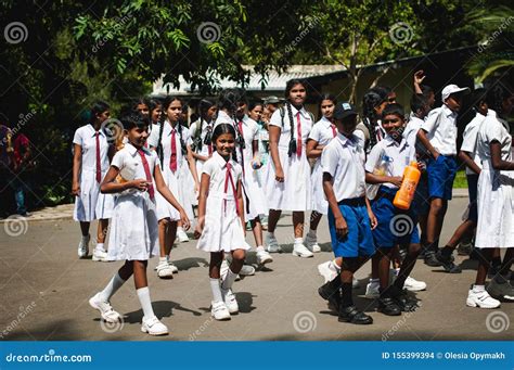 School Uniform. Beautiful School Children Active and Happy. Sri Lanka ...