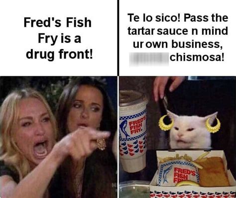 Fred's Fish Fry cat meme