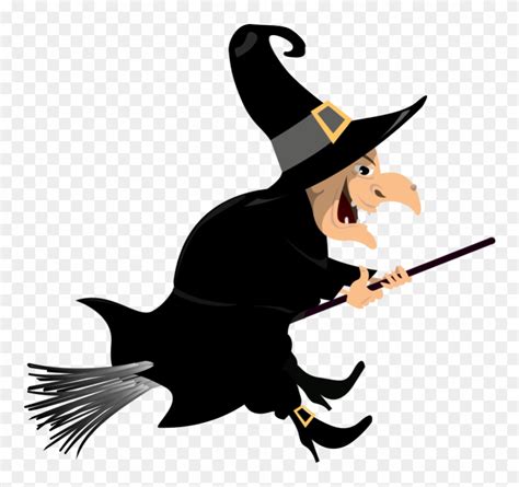 Witch Broom Cartoon Clipart (#2561035) - PinClipart