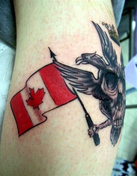 Canadian flag tattoo, Flag tattoo, Tattoos