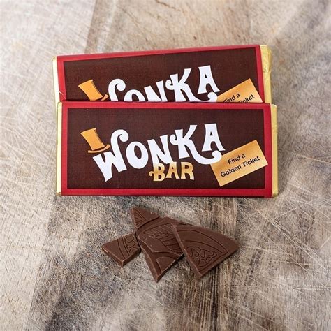 Wonka Bar with Personalised Golden Ticket