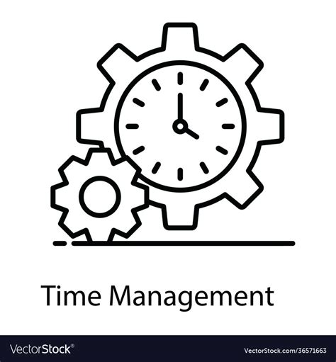 Time management Royalty Free Vector Image - VectorStock