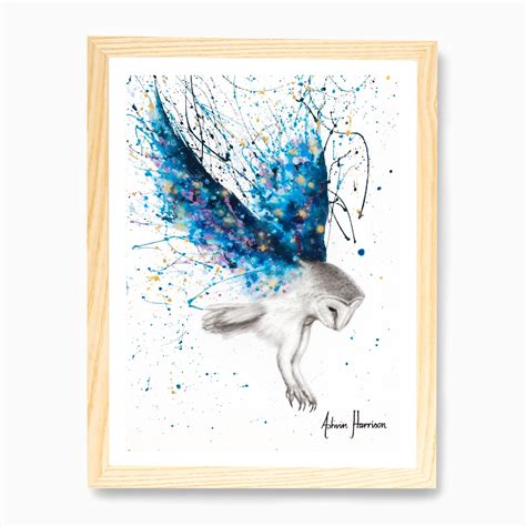 The Spirit Owl Art Print by Ashvin Harrison - Fy