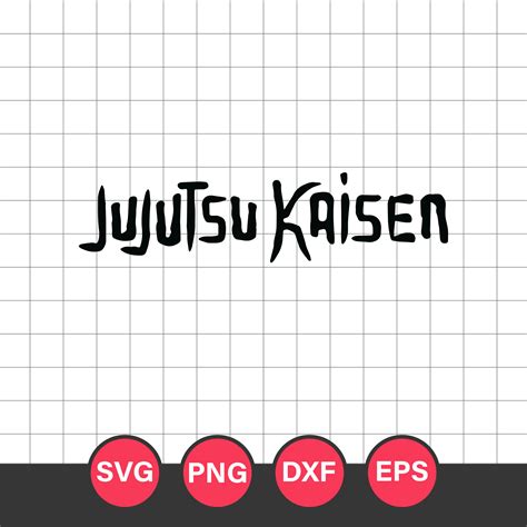 Jujutsu Kaisen Logo Svg, Jujutsu Kaisen Svg, Anime Svg, Anim - Inspire Uplift