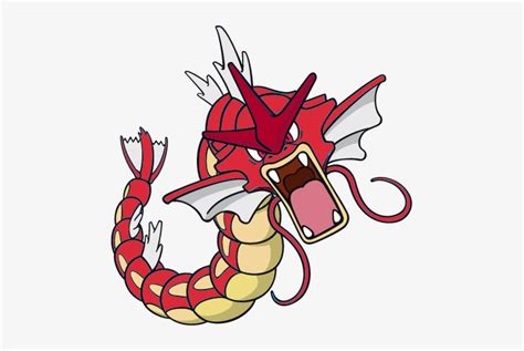 Download Shiny Gyarados - Red Gyarados - HD Transparent PNG - NicePNG.com