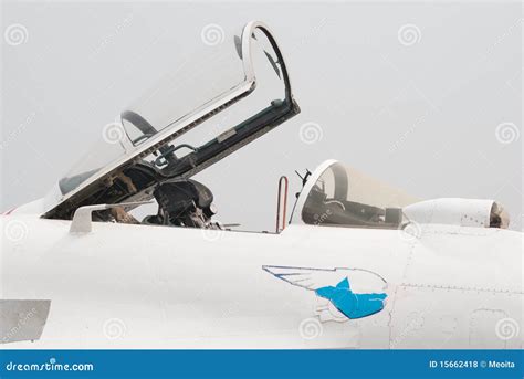 Open Cockpit Of Su-27 Jet Editorial Stock Photo - Image: 15662418