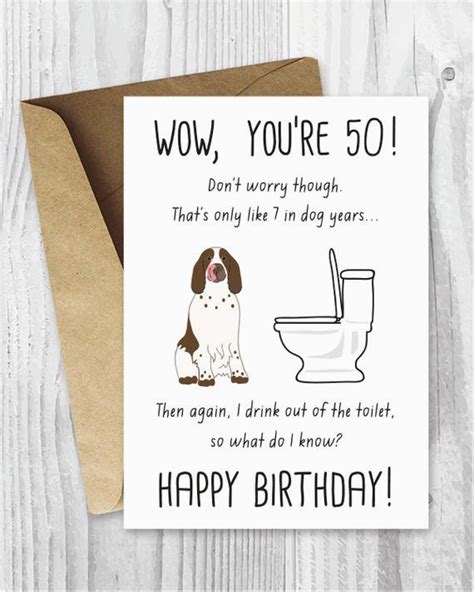 Free Printable 50th Birthday Cards Funny | BirthdayBuzz