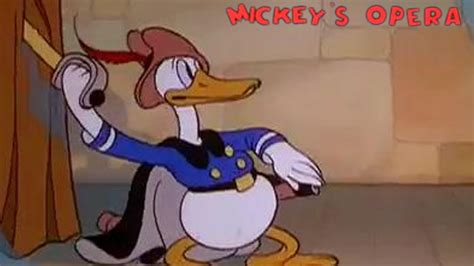 Mickey's Grand Opera 1936 Disney Mickey Mouse, Donald Duck, and Clara Cluck Cartoon Short Film