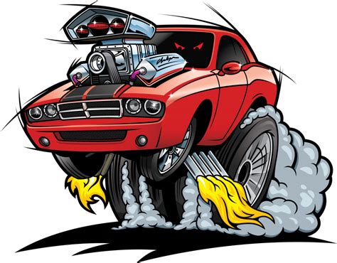 Download and share clipart about Hot Wheels Clipart Race Car - Cartoon Hot Rod Png, Find more ...