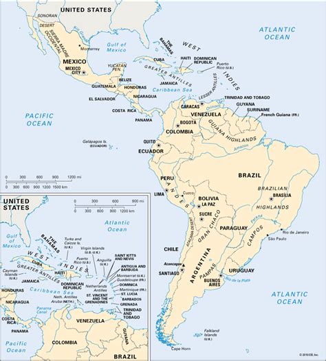 Latin America Map - ToursMaps.com