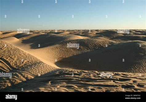 Tunisia, Sahara Desert: Sahara dunes Stock Photo - Alamy