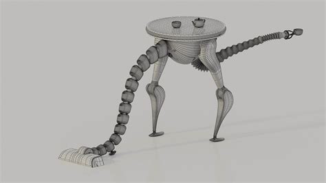 Robot Waiter - 3D Model by pressformer