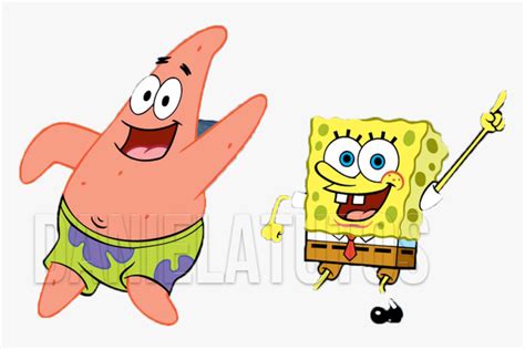 Patrick And Spongebob Dancing, HD Png Download - kindpng