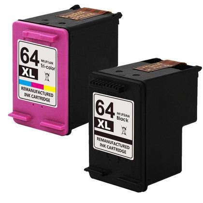 HP 64XL Ink High Yield Ink Cartridge Combo Pack