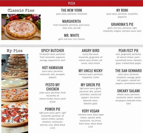 My Pie Pizza Menu, Menu for My Pie Pizza, Reno, Reno - Urbanspoon/Zomato