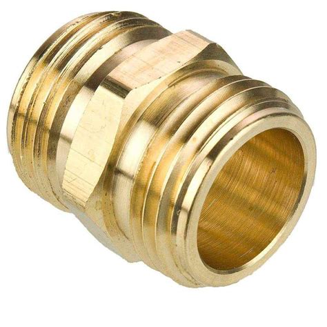 Male Hose to Male Hose - Connector - Brass Garden Hose Fittings | Depatie Fluid Power