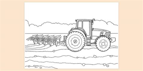 FREE! - Tractor Colouring Page | Colouring Sheets