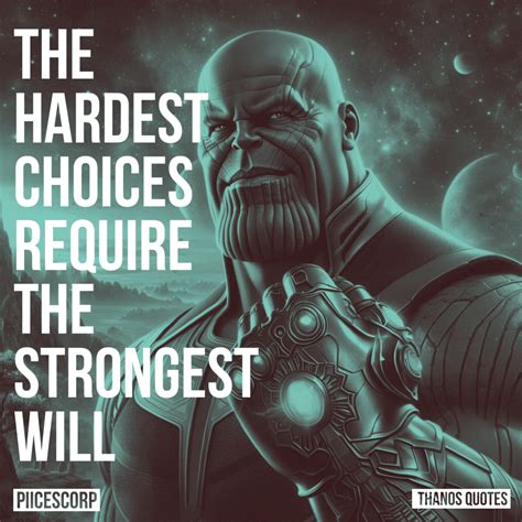 Thanos Quotes