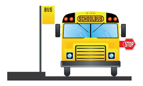 Pix For > School Bus Stop Cartoon - Cliparts.co