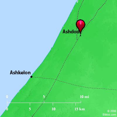 Map Of Ashdod In Bible