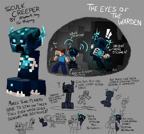 Sculk Creeper (Concept Art) by SparkBag on Newgrounds