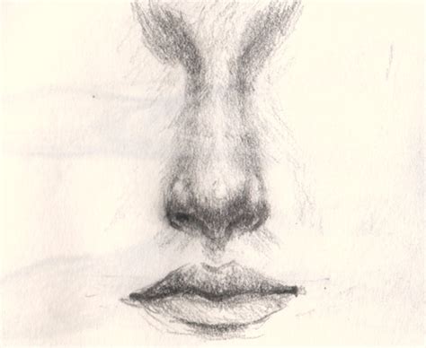 How to draw a nose