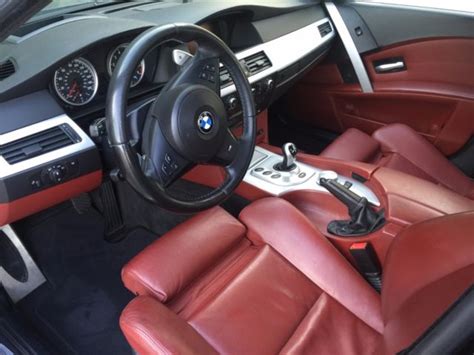 E60 M5 - Red Interior / Black Exterior