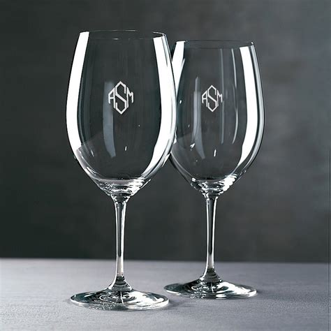 riedel crystal wine glasses engraved - Australia Wide Delivery