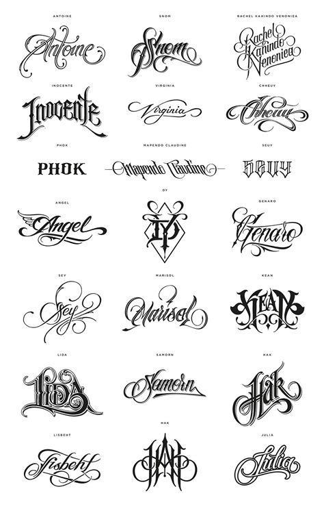 Martin Schmetzer | Tattoo lettering styles, Tattoo name fonts, Tattoo lettering fonts