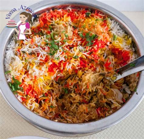 Easiest Indian Chicken Biryani - in Three Easy Steps - Veena Azmanov