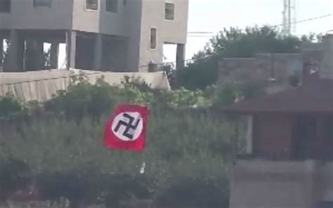 Nazi flag flown over Palestinian town | The Times of Israel