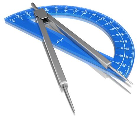 Compass and Protractor | Great PowerPoint ClipArt for Presentations - PresenterMedia.com