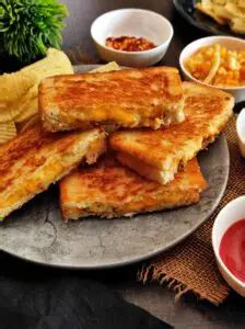 Simple Cheese Toast Sandwich | Plain Cheese Toast Sandwich - The Spicy Cafe