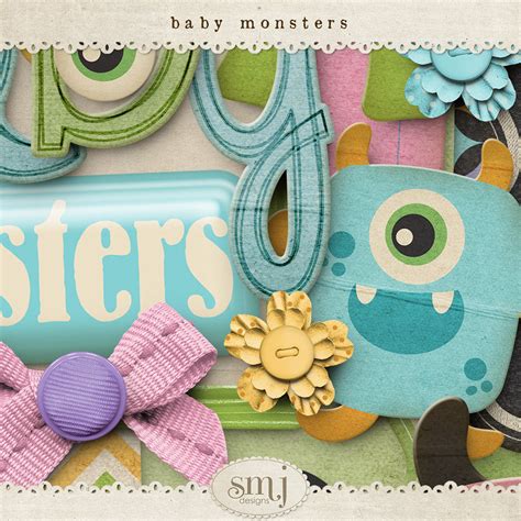 Baby Monsters | Shabby Miss Jenn Designs