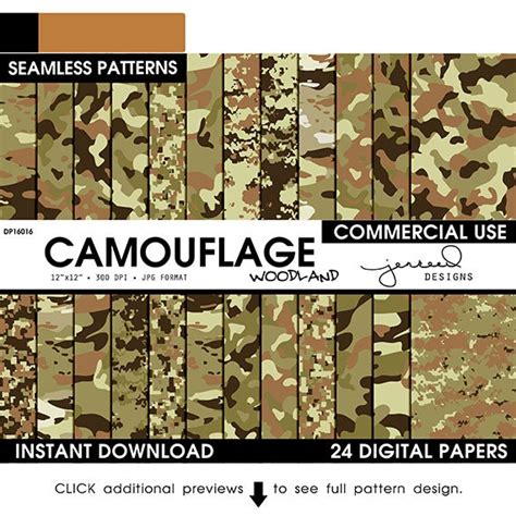 Military Camo Stencils