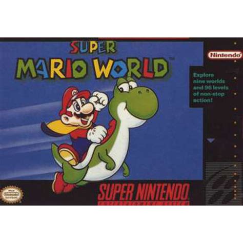 Super Mario World SNES Game Cartridge | DKOldies.