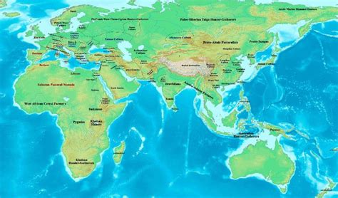 Old World reference map, 3000 BC by OneHellofaBird on DeviantArt ...