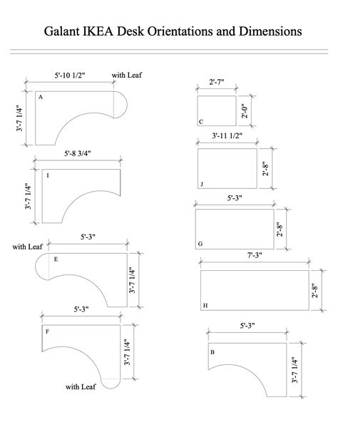 Ikea GALANT Desk, Various Sizes | Cal Shakes Summer Sale!