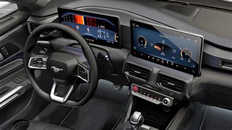 The 2024 Ford Mustang Base Sprouts Weird Dual Tablet-Like Displays